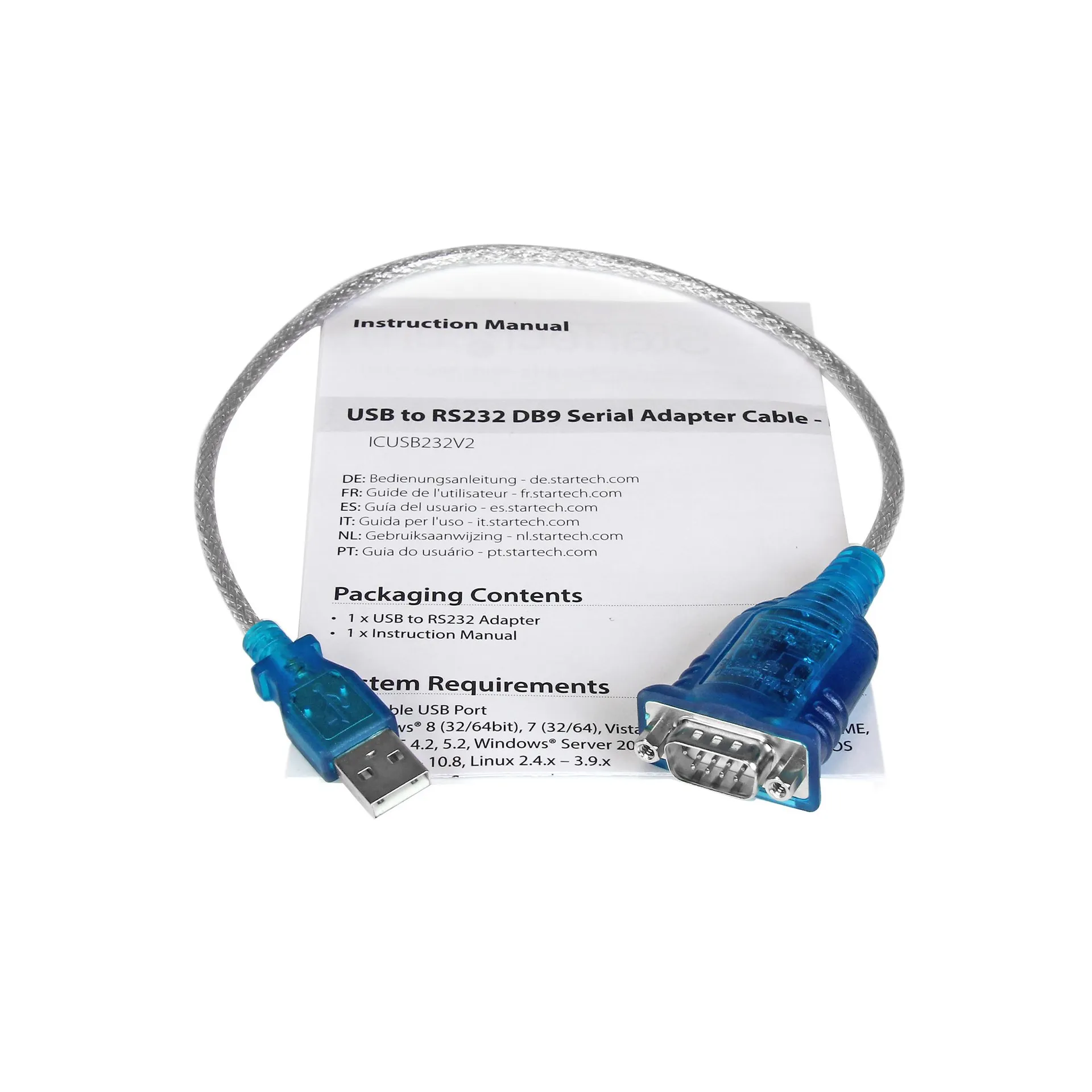 StarTech.com 1 Port USB auf Seriell RS232 Adapter - Prolific PL-2303 - USB auf DB9 Seriell Adapter Kabel - RS232 Seriell Konverter – Bild 6