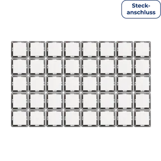 Wechselschalter McPower “Flair“, 250V~/10A, UP, Steckanschluss, weiß, 40er-Pack Wechselschalter McPower “Flair“, 250V~/10A, UP, Steckanschluss, weiß, 40er-Pack