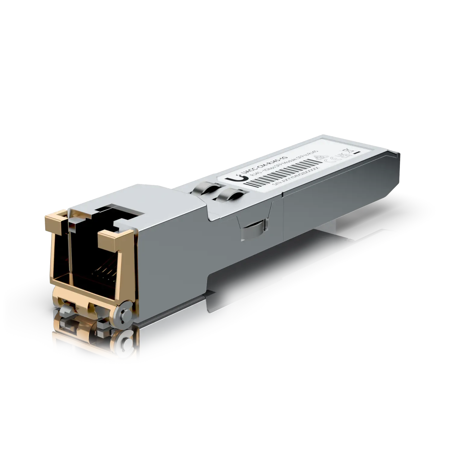 Ubiquiti SFP to RJ45 Module • SFP • 1GbE • Single Pack • UACC-CM-RJ45-1G Ubiquiti RJ45 – SFP Transceiver Module, SFP to RJ45, UA Ubiquiti SFP to RJ45 Module • SFP • 1GbE • Single Pack • UACC-CM-RJ45-1G Ubiquiti RJ45 – SFP Transceiver Module, SFP to RJ45, UA