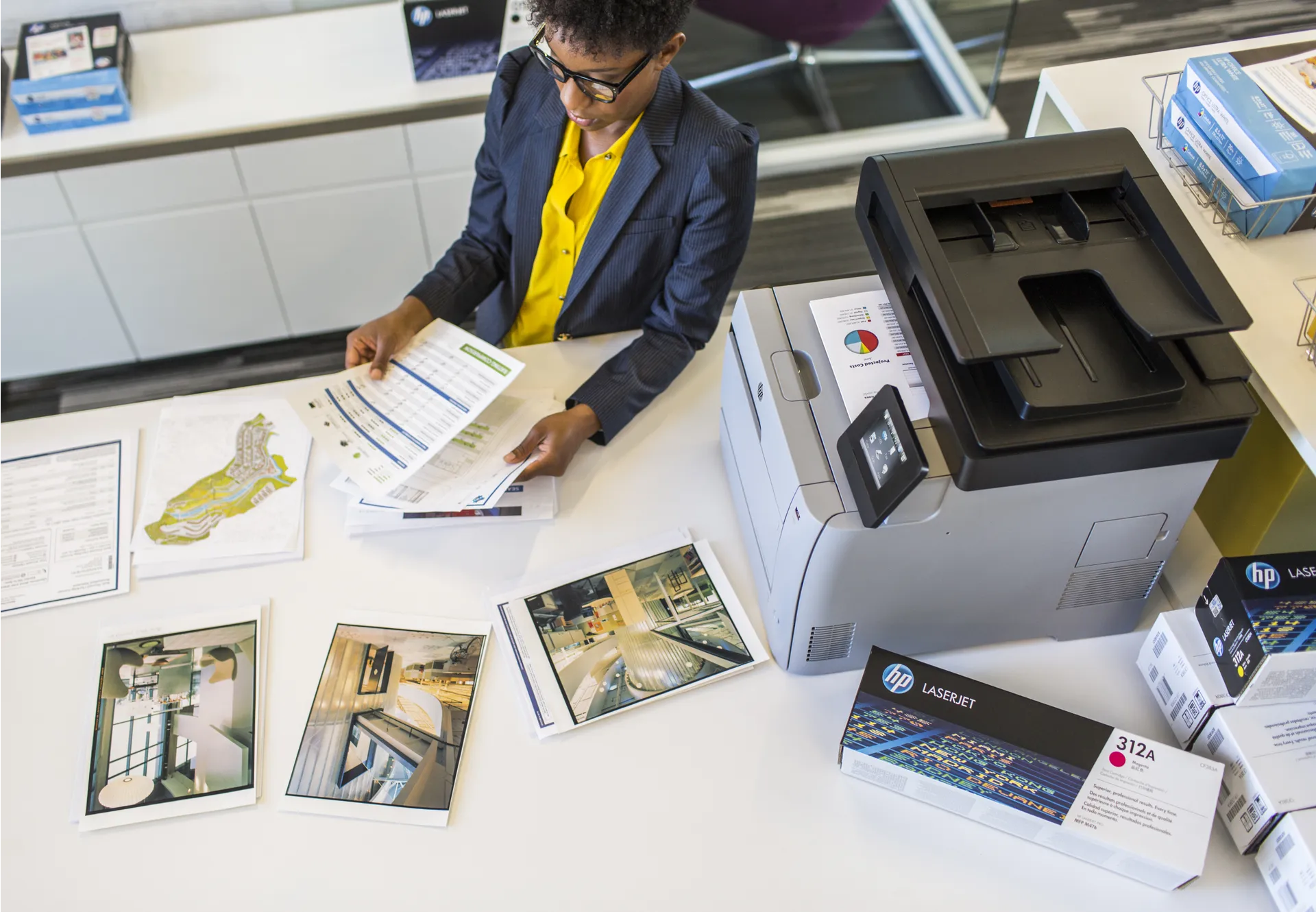 HP 312A Cyan LaserJet Tonerkartusche – Bild 2