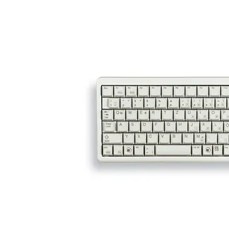 CHERRY G84-4100 Kompakte Kabelgebundene Tastatur, USB/PS2, Hell Grau (QWERTZ – DE) CHERRY G84-4100 Kompakte Kabelgebundene Tastatur, USB/PS2, Hell Grau (QWERTZ – DE)