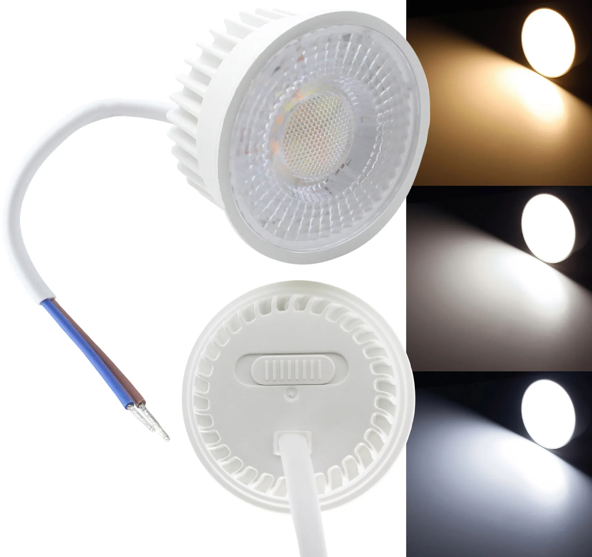LED-Modul „Piatto CCT 5“ 60° 230V, 5W, 3000K/4000K/6500K LED-Modul „Piatto CCT 5“ 60° 230V, 5W, 3000K/4000K/6500K