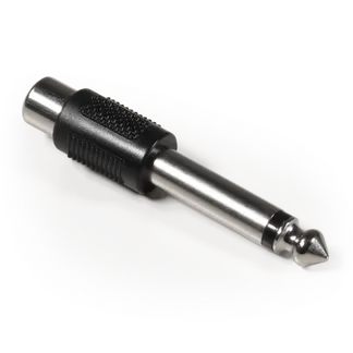 Audio-Adapter HOLLYWOOD Cinch-Buchse auf Klinkenstecker 6,35mm Mono Audio-Adapter HOLLYWOOD Cinch-Buchse auf Klinkenstecker 6,35mm Mono