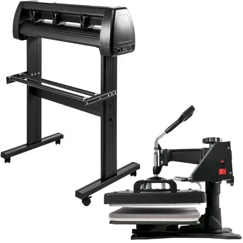 VEVOR 5 in 1 Hitzepresse 863,6 mm Vinyl Schneideplotter Kunsthandwerk Drucker mit Tabelle – Bild 10