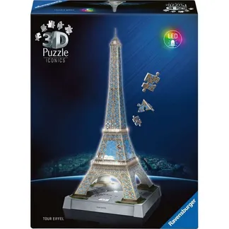3D Puzzle Iconics: Eiffelturm – mit Licht 3D Puzzle Iconics: Eiffelturm – mit Licht
