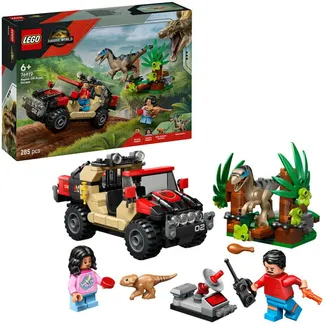 76972 Jurassic World Raptor: Verfolgungsjagd mit dem Geländewagen, Konstruktionsspielzeug 76972 Jurassic World Raptor: Verfolgungsjagd mit dem Geländewagen, Konstruktionsspielzeug