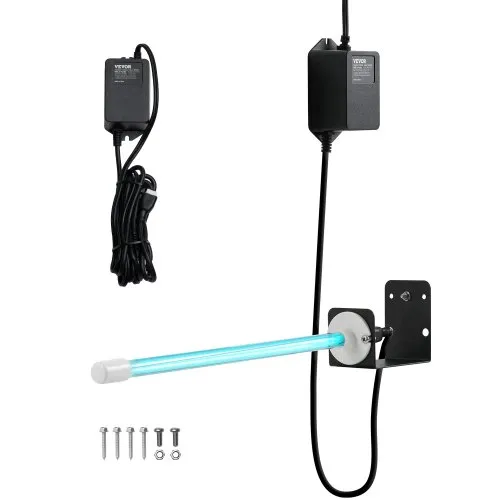 VEVOR HVAC-Luftreiniger, 18 W 254nm, UV-UVC-Licht-Spulenreiniger mit Magnet im Kanal für AC-Kanäle (Klimaanlagen), Luftwäscher mit 1 Ersatzbirne, HVAC-UV-Lampen, Air-Purifier für Klimaanlagen VEVOR HVAC-Luftreiniger, 18 W 254nm, UV-UVC-Licht-Spulenreiniger mit Magnet im Kanal für AC-Kanäle (Klimaanlagen), Luftwäscher mit 1 Ersatzbirne, HVAC-UV-Lampen, Air-Purifier für Klimaanlagen