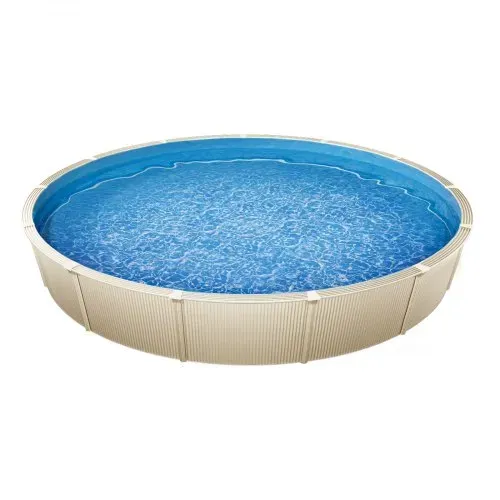 VEVOR Runde Poolfolie, φ350x120 cm, Innenfolie, Ersatzfolie, Innenhülle, Schwimmbadfolie Unibead-Stil Standard-Vinylfolie, verschleißfest, für Aufstellpools mit 120 cm Wandhöhe, einfarbig – Bild 8