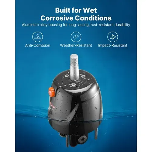 VEVOR Hydraulische Steuerpumpe, 110kW (150 PS), mit 6,9 MPa Betriebsdruck, Gehäuse aus Aluminiumlegierung, Rückschlagventil, austauschbarer Wellendichtung, für Außenbordmotoren & Fischerboote – Bild 3
