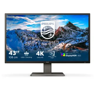 Philips P Line 439P1/00 Computerbildschirm 108 cm (42.5″) 3840 x 2160 Pixel 4K Ultra HD LCD Schwarz Philips P Line 439P1/00 Computerbildschirm 108 cm (42.5″) 3840 x 2160 Pixel 4K Ultra HD LCD Schwarz