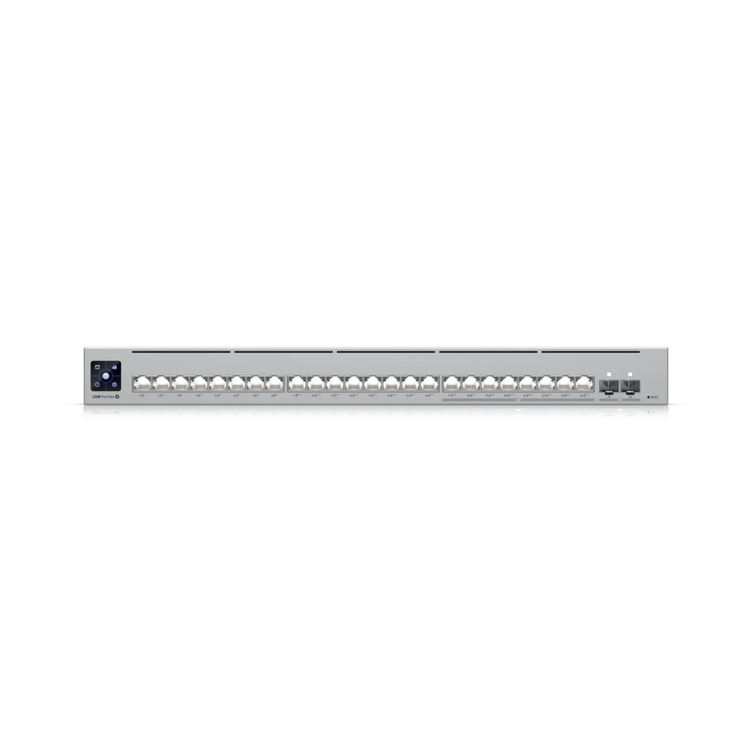 Ubiquiti Switch full managed Layer3 26 Port • 8x 2,5 GbE • PoE Budget 400W • 8xPoE bt • 16xPoE at • 2x SFP+ • 19" • UniFi • USW-Pro-Max-24-PoE – Bild 2
