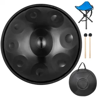 VEVOR 9 Töne 56cm Zungentrommel Handtrommel Handgemachtes Heilendes Musikinstrument-Geschenk, Handpan Drum Sound Performance Mit Drum Bag VEVOR 9 Töne 56cm Zungentrommel Handtrommel Handgemachtes Heilendes Musikinstrument-Geschenk, Handpan Drum Sound Performance Mit Drum Bag