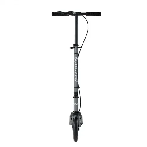 VEVOR Scooter (2 Räder) für Kinder ab 8 Jahren, Cityroller Kinderroller Straßenroller mit höhenverstellbarem Lenker & rutschfestem Deck & Handbremse, faltbarer Tretroller bis zu 100 kg, Grau – Bild 8