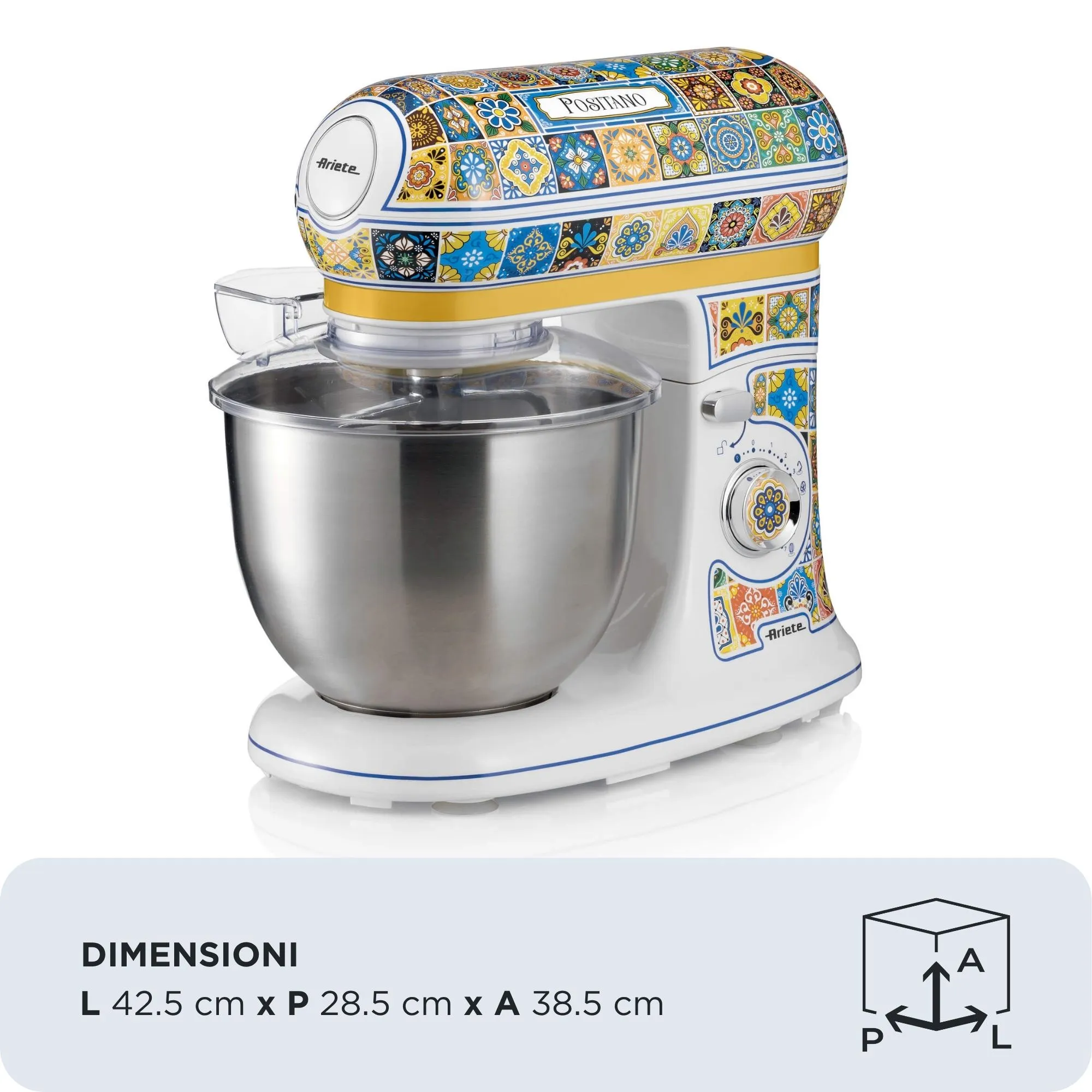 Ariete 1588/0P Standmixer 2400 W Blau, Gelb – Bild 2