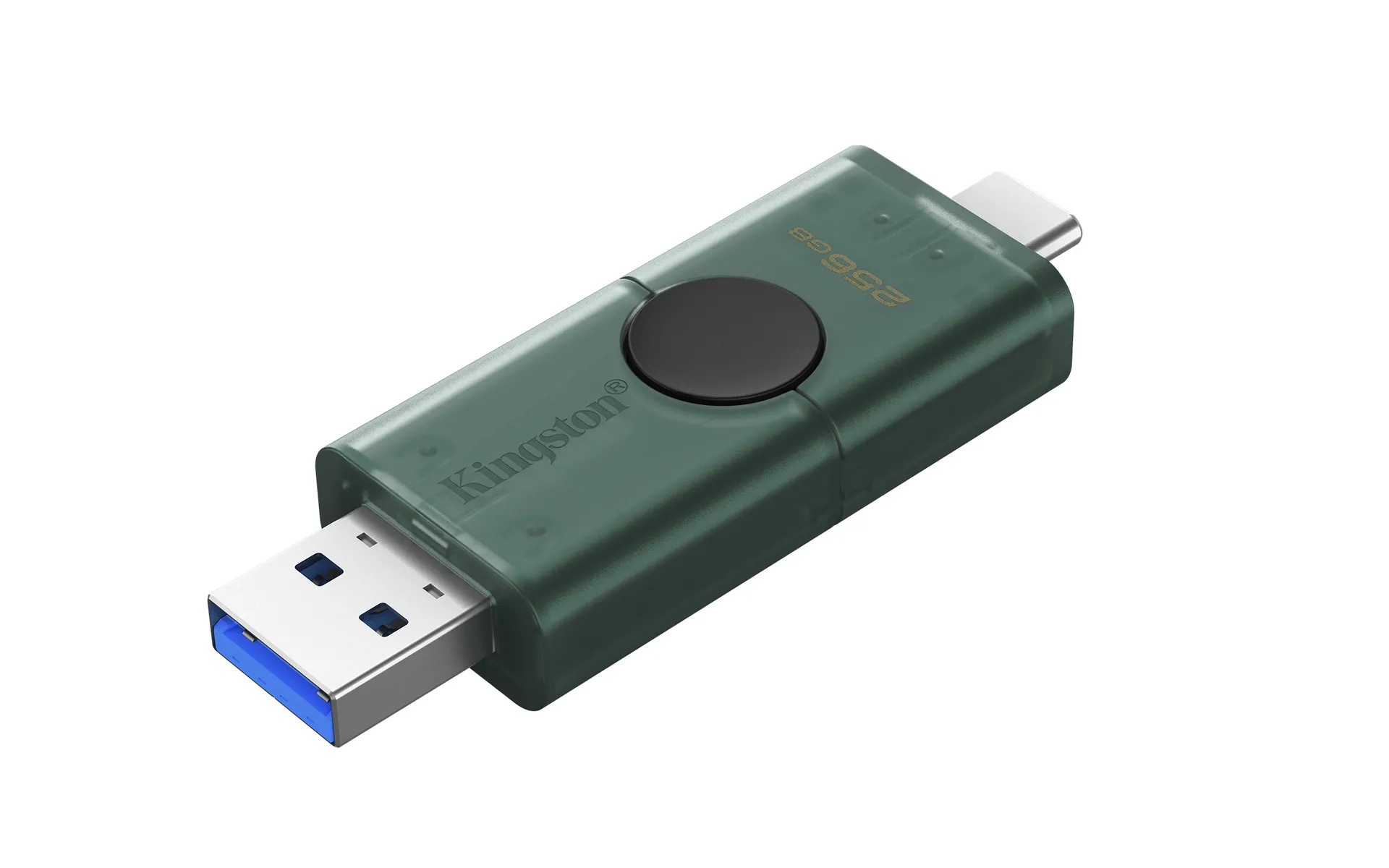Kingston Technology DataTraveler DuoG2 USB-Stick 256 GB USB Type-A / USB Type-C 3.2 Gen 1 (3.1 Gen 1) Schwarz, Grün – Bild 3