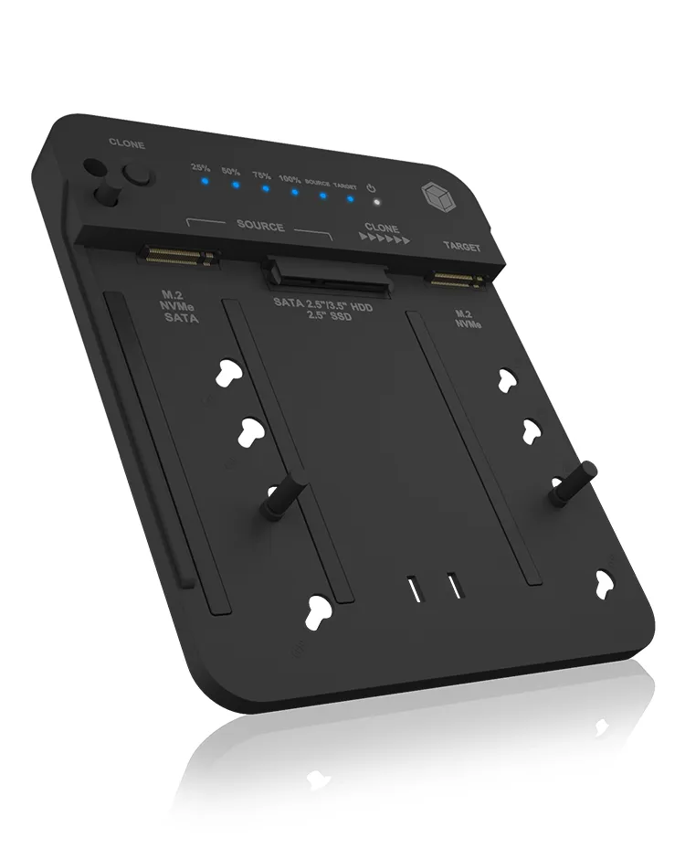 ICY BOX IB-2913MCL-C31, Docking & CloneStation für M.2 NVMe/SATA & 2,5″/3,5″ SATA zu M.2 NVMe SSDs ICY BOX IB-2913MCL-C31, Docking & CloneStation für M.2 NVMe/SATA & 2,5″/3,5″ SATA zu M.2 NVMe SSDs