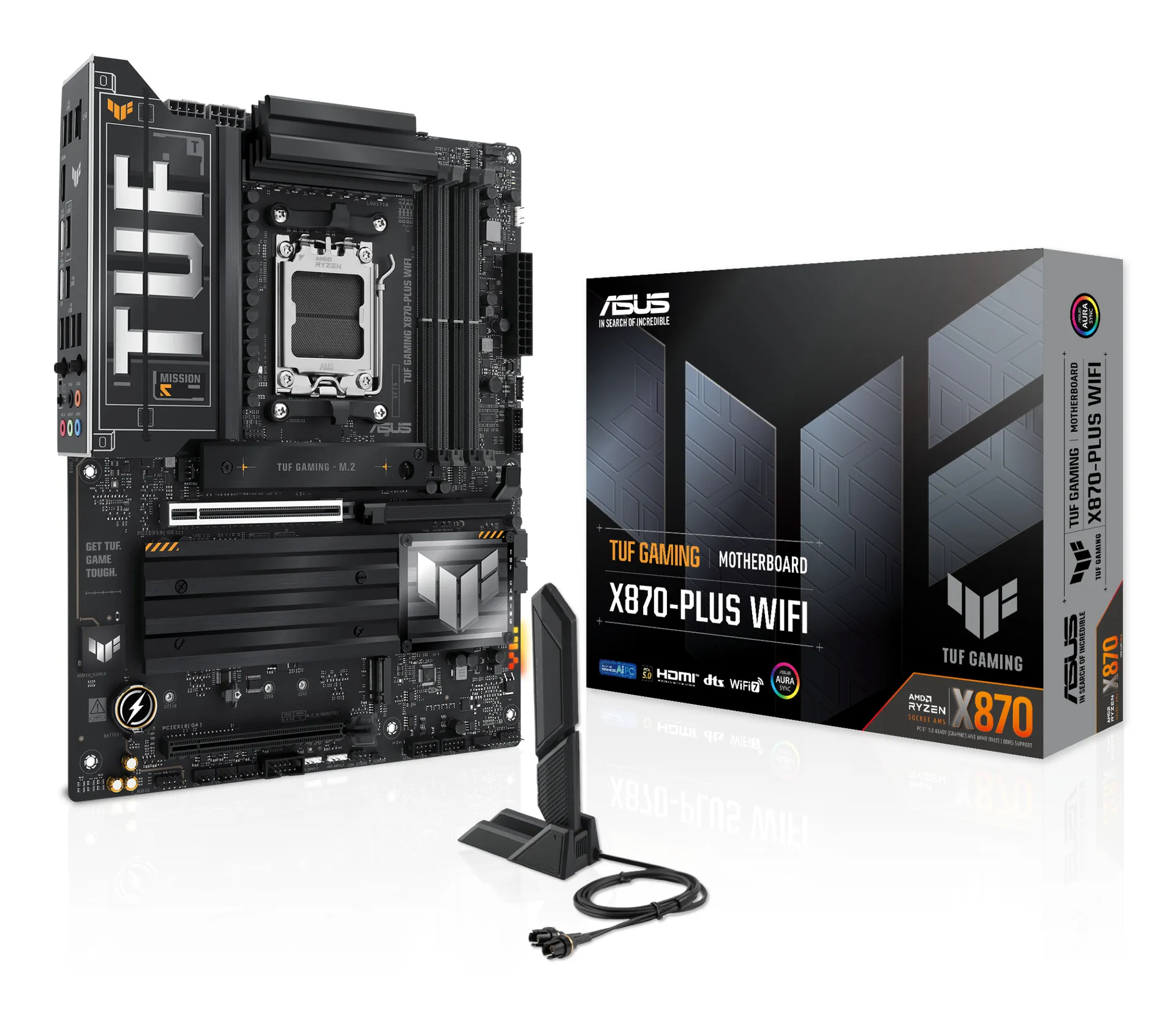 ASUS TUF GAMING X870-PLUS WIFI AMD X870 Sockel AM5 ATX ASUS TUF GAMING X870-PLUS WIFI AMD X870 Sockel AM5 ATX