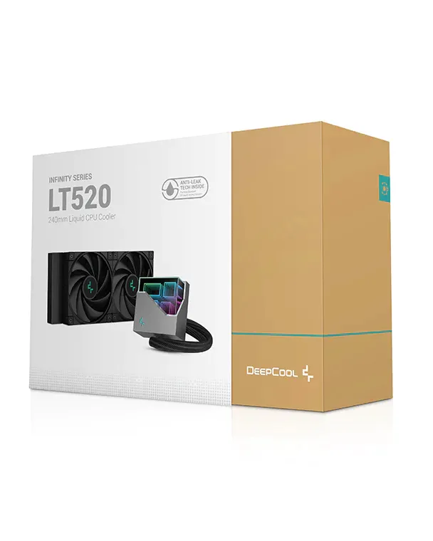 DeepCool LT520 Prozessor All-in-One-Flüssigkeitskühler 12 cm Schwarz 1 Stück(e) – Bild 6
