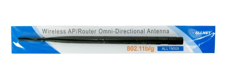 ALLNET Antenne 2,4 GHz 7dBi Omni indoor R-SMA Male ALLNET Antenne 2,4 GHz 7dBi Omni indoor R-SMA Male