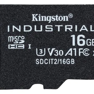 Kingston Technology 16GB microSDHC Industrial C10 A1 pSLC Karte Einzelpackung ohne Adapter Kingston Technology 16GB microSDHC Industrial C10 A1 pSLC Karte Einzelpackung ohne Adapter
