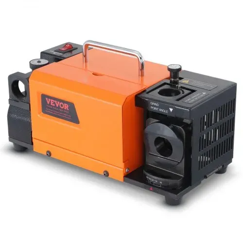VEVOR Bohrerschleifgerät 120 W Bohrerschleifmaschine 4500 U/min Schärfstation 45# Stahl Bohrerschärfgerät 95-135° Einstellbarer Spitzenwinkel 18 Spannzangen Geeignet für Bohrerdurchmesser φ3–20 mm – Bild 10