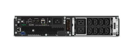 APC Smart-UPS On-Line SRT3000RMXLI-NC – 3000VA, 8x C13 & 2x C19, Rackmontage, NMC – Bild 2