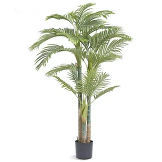 VEVOR Goldfruchtpalme Künstlich 1030x1030x1981mm Kunstpflanze PE Künstliche Pflanzen Plastikpflanzen im Topf Geruchslos Wasserdicht Ideal Zur Dekoration von Schlafzimmer Arbeitszimmer Wohnzimmer VEVOR Goldfruchtpalme Künstlich 1030x1030x1981mm Kunstpflanze PE Künstliche Pflanzen Plastikpflanzen im Topf Geruchslos Wasserdicht Ideal Zur Dekoration von Schlafzimmer Arbeitszimmer Wohnzimmer