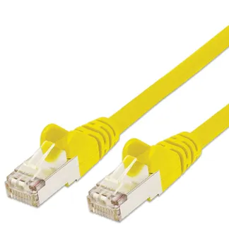 Intellinet Premium Netzwerkkabel, Cat6a, S/FTP, 100% Kupfer, Cat6a-zertifiziert, LS0H, RJ45-Stecker/RJ45-Stecker, 0,5 m, gelb Intellinet Premium Netzwerkkabel, Cat6a, S/FTP, 100% Kupfer, Cat6a-zertifiziert, LS0H, RJ45-Stecker/RJ45-Stecker, 0,5 m, gelb