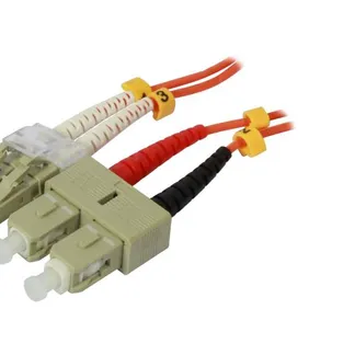 LWL-2-Faser-Patchk. 0.5mtr.LC-SC, 50/125um,OM2, AD=2mm, Synergy 21 LWL-2-Faser-Patchk. 0.5mtr.LC-SC, 50/125um,OM2, AD=2mm, Synergy 21