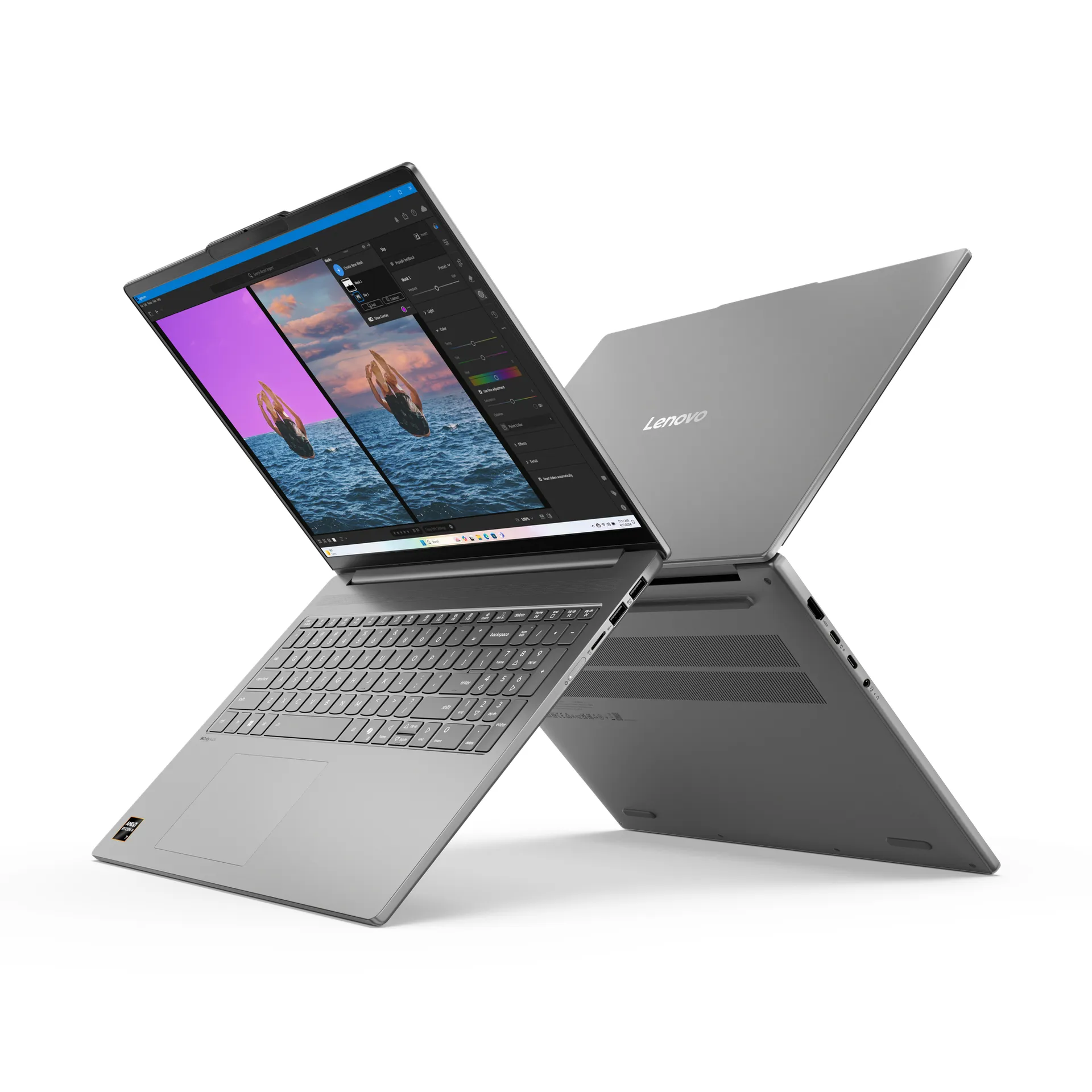 Lenovo IdeaPad Slim 5 16AKP10 Copilot+ PC 350 Laptop 40,6 cm (16") WUXGA 16 GB DDR5-SDRAM 1 TB SSD Wi-Fi 7 (802.11be) Windows 11 Home Deutsch Grau – Bild 4