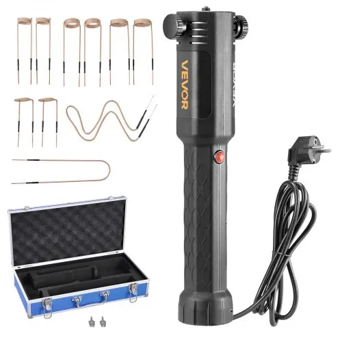 VEVOR Induktionsheizgerät zum Entfernen von Schrauben, 1100 W, magnetisches Induktionsheizgerät-Set, Heizgerät zum Entfernen von rostigen Schrauben, Autowerkstatt-Reparaturwerkzeuge mit 10 Spulen VEVOR Induktionsheizgerät zum Entfernen von Schrauben, 1100 W, magnetisches Induktionsheizgerät-Set, Heizgerät zum Entfernen von rostigen Schrauben, Autowerkstatt-Reparaturwerkzeuge mit 10 Spulen