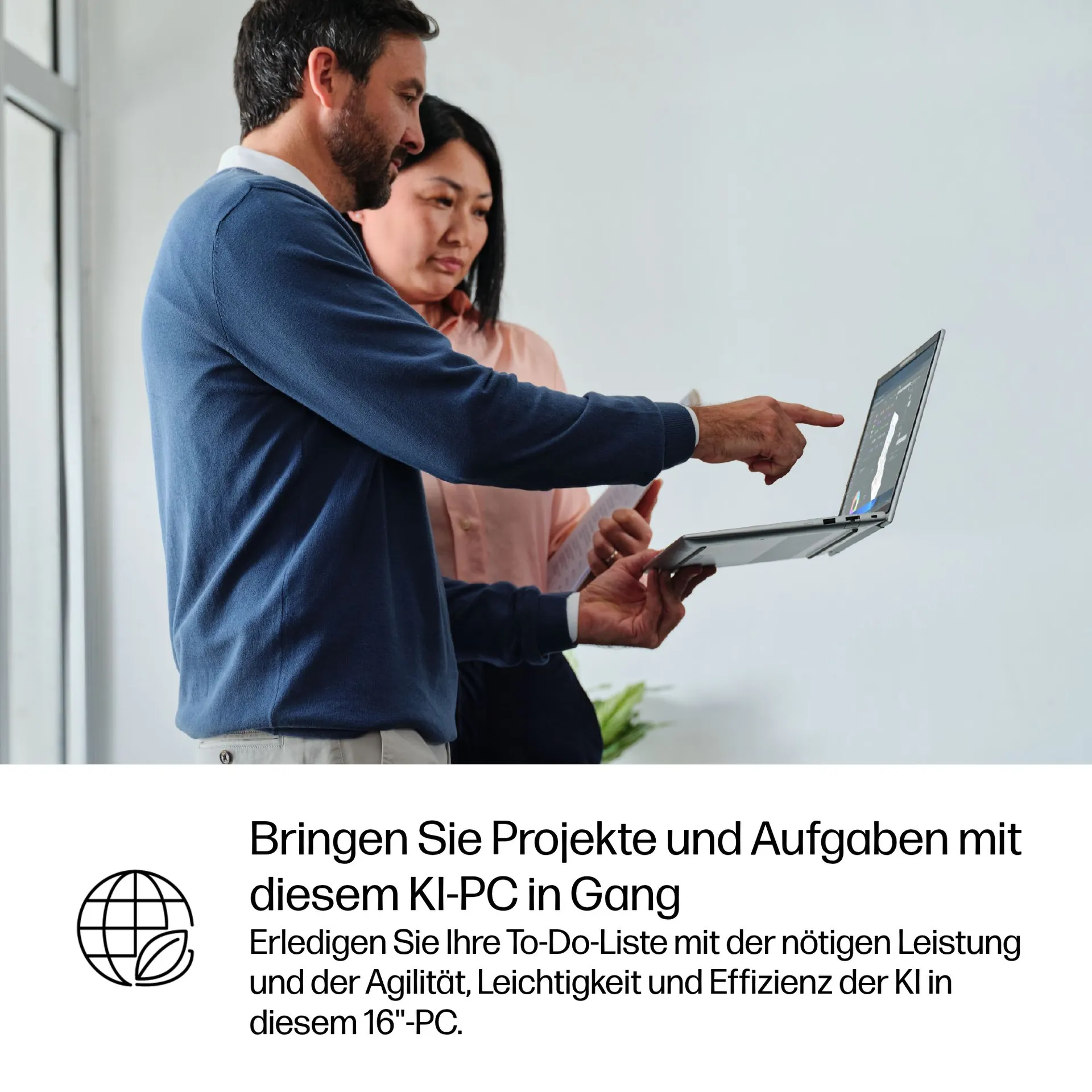 HP EliteBook 6 G1i AI Intel Core Ultra 5 225U Laptop 40,6 cm (16") WUXGA 16 GB DDR5-SDRAM 512 GB SSD Wi-Fi 7 (802.11be) Windows 11 Pro AI PC Silber – Bild 7