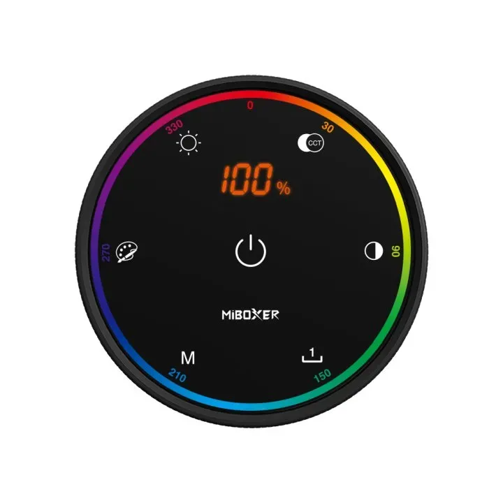 MiBoxer K6 LED Fernbedienung RGB-WW (RGB-CCT) Drehregler für Lichtsteuerung MiBoxer K6 LED Fernbedienung RGB-WW (RGB-CCT) Drehregler für Lichtsteuerung