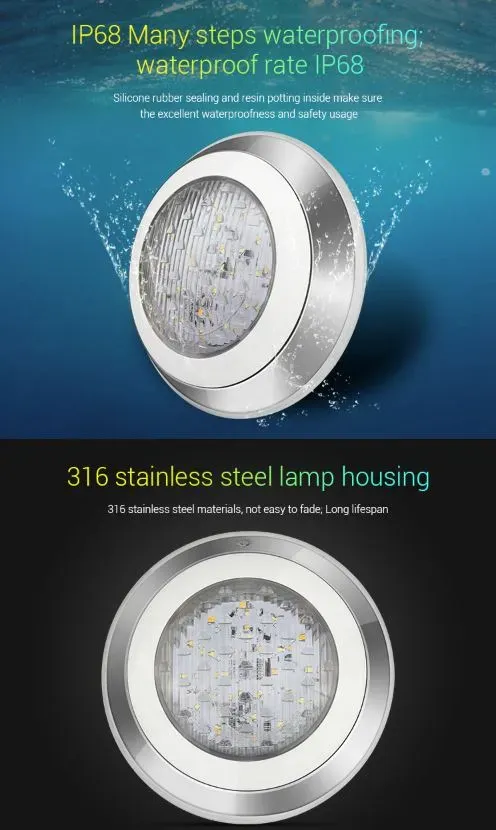 MiBoxer UW01 LED LoRa (433MHZ) Poolleuchte 15W RGB-WW (RGB-CCT) – Bild 7
