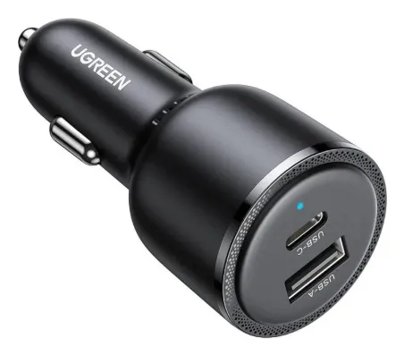 Ugreen 35023 Ladegerät für Mobilgeräte Universal Schwarz Zigarettenanzünder Schnellladung Auto – Bild 3