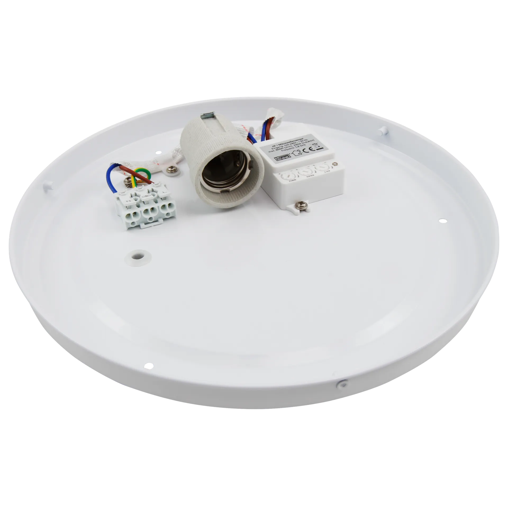 Deckenleuchte McShine ''Star-HF'' für 1x E27, Ø28cm, HF-Bewegungsmelder – Bild 4