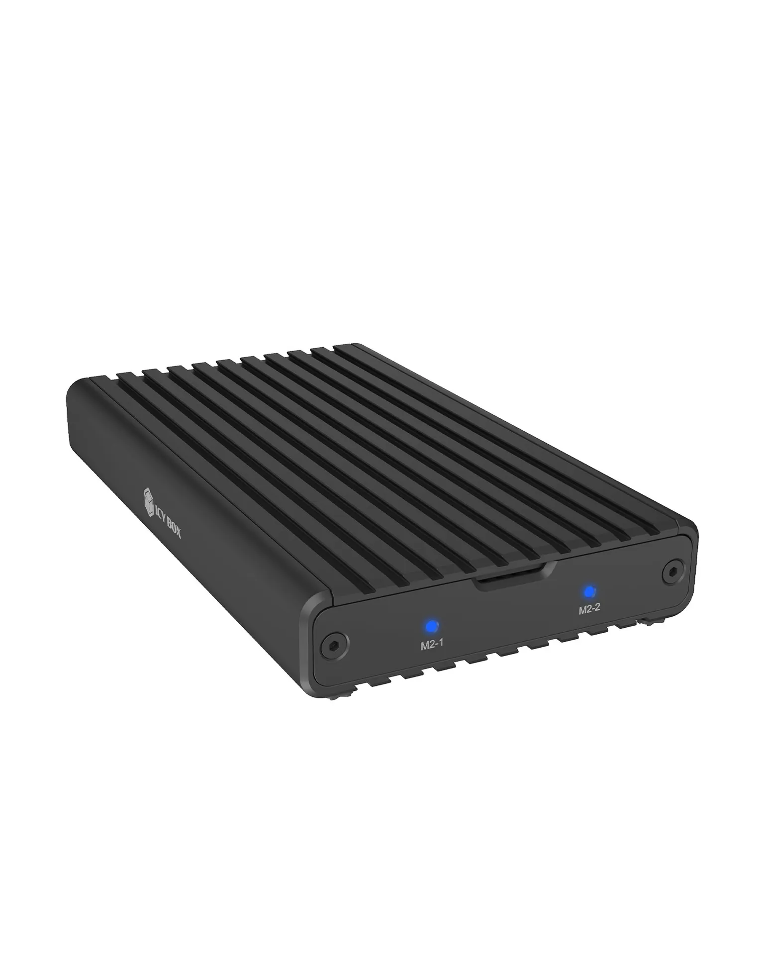 ICY BOX IB-2817M-C32, 2-fach M.2 PCIe NVMe Gehäuse, Host USB 3.2 Gen2x2 Type-C® 20 Gbit/s, für 22×30/42/60/80 mm M.2 SSD, Aluminium ICY BOX IB-2817M-C32, 2-fach M.2 PCIe NVMe Gehäuse, Host USB 3.2 Gen2x2 Type-C® 20 Gbit/s, für 22×30/42/60/80 mm M.2 SSD, Aluminium