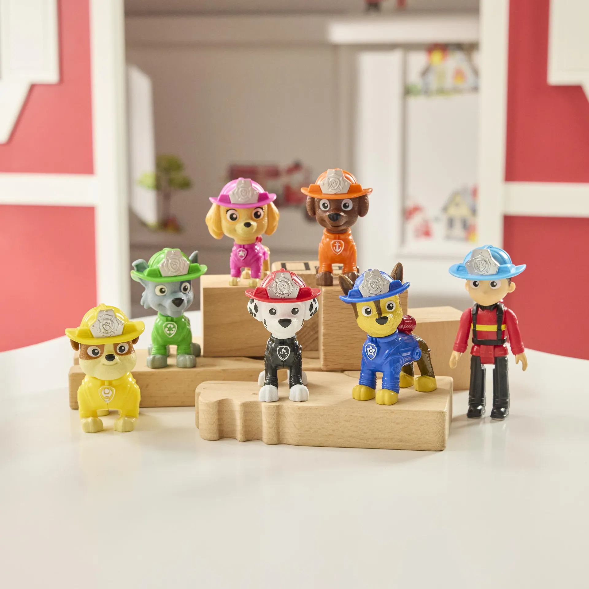 PAW Patrol Fire Rescue - Hundefiguren Geschenkset mit 7 Spielfiguren zum Sammeln – Bild 5
