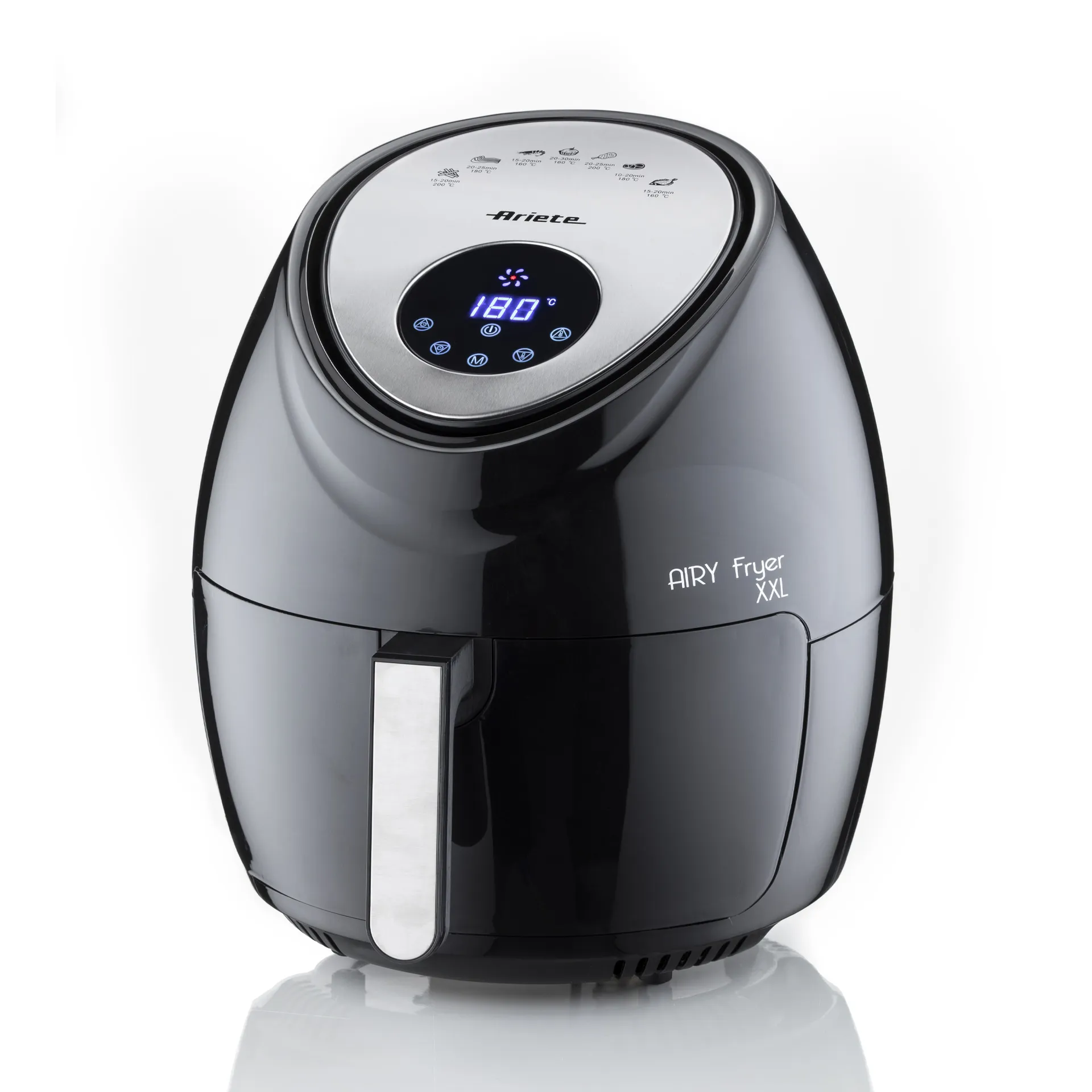 Ariete 4618/00 Einzelbild 7 l Eigenständig 1800 W Heißluftfritteuse Schwarz Ariete 4618/00 Einzelbild 7 l Eigenständig 1800 W Heißluftfritteuse Schwarz