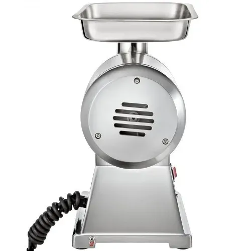 VEVOR Elektrischer Fleischwolf 850 W, Hackfleisch Maschine 150 kg pro Stunde, Elektrische Wurstmaschine 448 x 210 x 387 mm, Edelstahl Wurstmaschine 193 U/min, für Restaurant, Supermarkt, Metzgerei – Bild 8