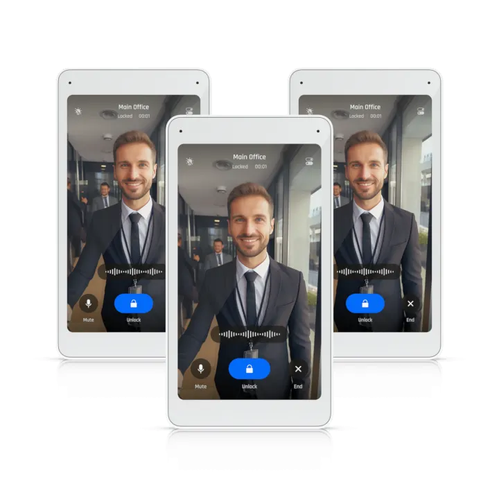 Ubiquiti UniFi Access Intercom Viewer • Gegensprechanlage • Indoor • 5″ Touch-Display • 3er Pack • UA-Intercom-Viewer-3 Ubiquiti UniFi Access Intercom Viewer • Gegensprechanlage • Indoor • 5″ Touch-Display • 3er Pack • UA-Intercom-Viewer-3