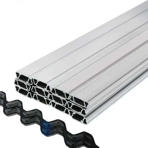 VEVOR Federdraht- und Verriegelungskanal 2m Federverschluss- und U-Kanal-Paket 40 Packungen PE-beschichteter Federdraht und Aluminiumlegierungskanal Kunststoff-Polyfolie oder Schattentuchbefestigung VEVOR Federdraht- und Verriegelungskanal 2m Federverschluss- und U-Kanal-Paket 40 Packungen PE-beschichteter Federdraht und Aluminiumlegierungskanal Kunststoff-Polyfolie oder Schattentuchbefestigung
