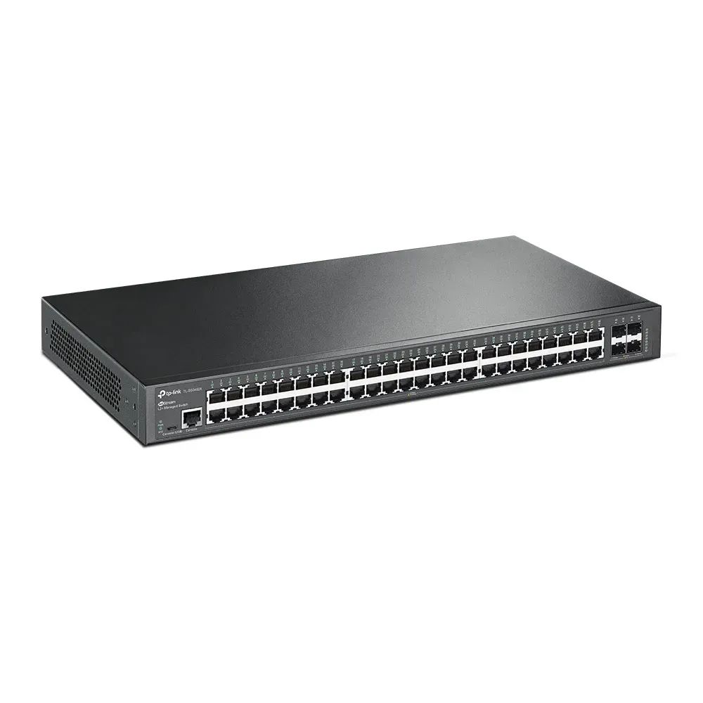 Omada by tp-link Switch full managed Layer2+ 52 Port • 48x 1 GbE • 4x SFP+ • 19" • Lüfterlos, Omada • SG3452X – Bild 2
