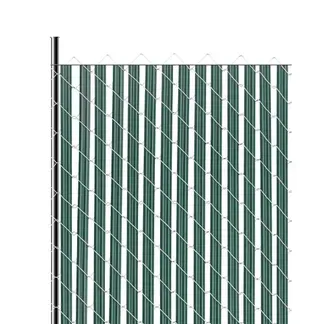 VEVOR Sichtschutzlamellen 1130 mm, einwandige vertikale Lamellen mit Bodenverriegelung für Maschendrahtzäune, hochdichte HDPE-Maschendrahtlamellen, ideal für Garten, Bauernhof, Sportplatz (grün) VEVOR Sichtschutzlamellen 1130 mm, einwandige vertikale Lamellen mit Bodenverriegelung für Maschendrahtzäune, hochdichte HDPE-Maschendrahtlamellen, ideal für Garten, Bauernhof, Sportplatz (grün)