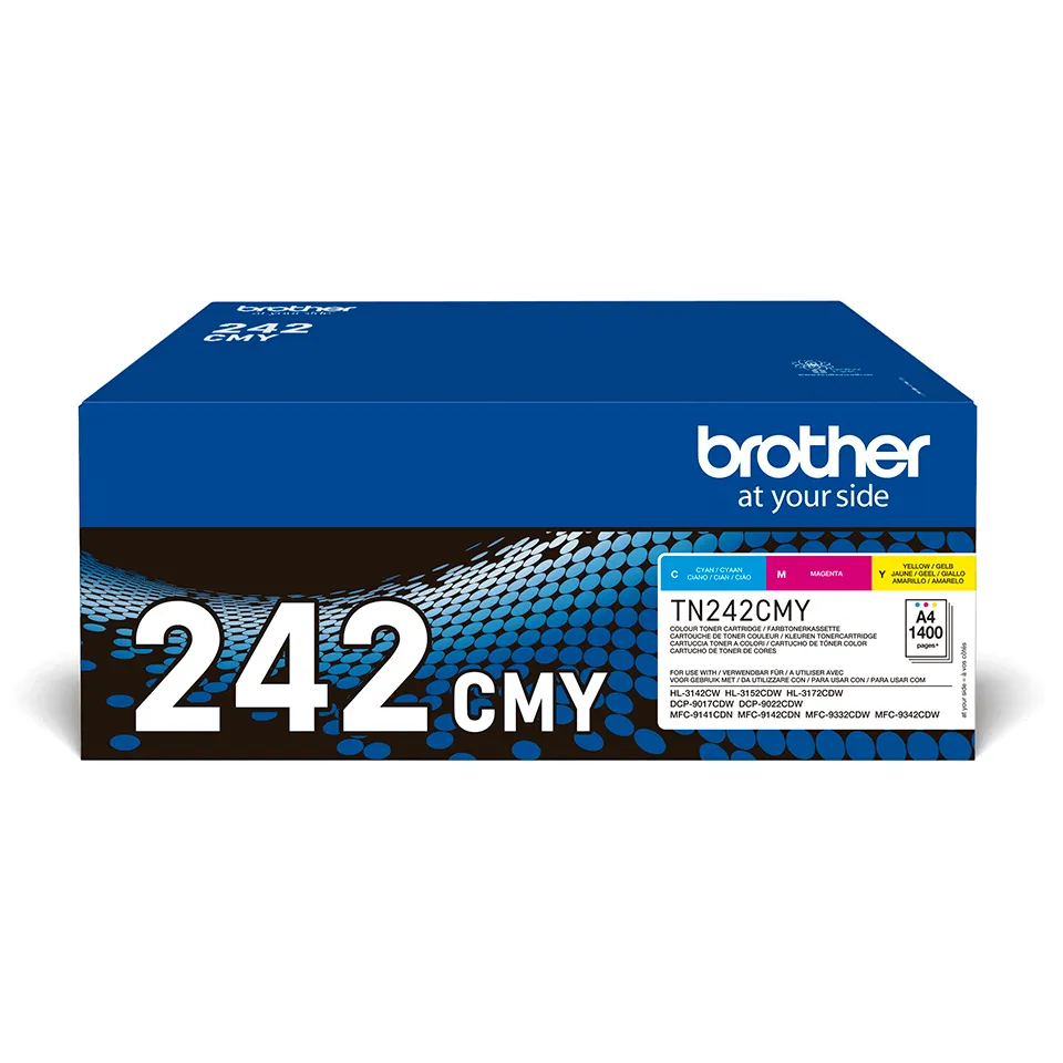 Brother TN-242CMY Tonerkartusche 1 Stück(e) Original Cyan, Magenta, Gelb Brother TN-242CMY Tonerkartusche 1 Stück(e) Original Cyan, Magenta, Gelb