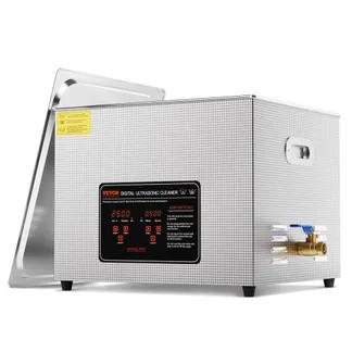 VEVOR Ultraschallreiniger 15 L professionelle 360 W Reinigungsmaschine mit Timer & Heizung, digitaler 40 kHz Ultraschallreiniger mit Korb für Uhrgläser Schmuckhalter Industrieteile Werkzeuge Silber VEVOR Ultraschallreiniger 15 L professionelle 360 W Reinigungsmaschine mit Timer & Heizung, digitaler 40 kHz Ultraschallreiniger mit Korb für Uhrgläser Schmuckhalter Industrieteile Werkzeuge Silber