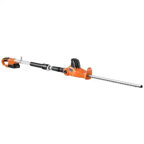 VEVOR Heckenschere Akku, 1200 U/min, 199-248 cm ausziehbar, Heckentrimmer für hohe Äste, 20-V-Akku, kabellose Elektroheckenschere mit 51 cm Klinge, 5 Winkel einstellbar für Hof und Garten – Bild 9