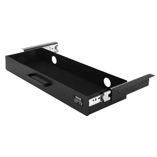 VEVOR Untertisch Schublade 635x232x75 mm, Unterbau Schreibtisch, versteckter Schreibtisch-Aufbewahrungs-Organizer, Bleistiftschublade unter dem Tisch für Sitz-Steh-Arbeitsplätze im Büro & zu Hause – Bild 9