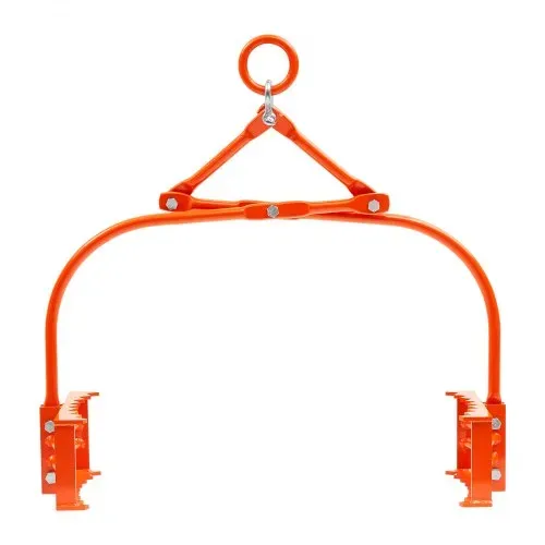 VEVOR Forstzange 609 mm, 2 Klauen, Hebezange, Schleppzange, Holzgreifer, Stahlholzzange, Rückezange, Tragfähigkeit 500 kg, gezahntes Klauendesign, Hakenzange für Stein- und Marmorblöcke – Bild 9