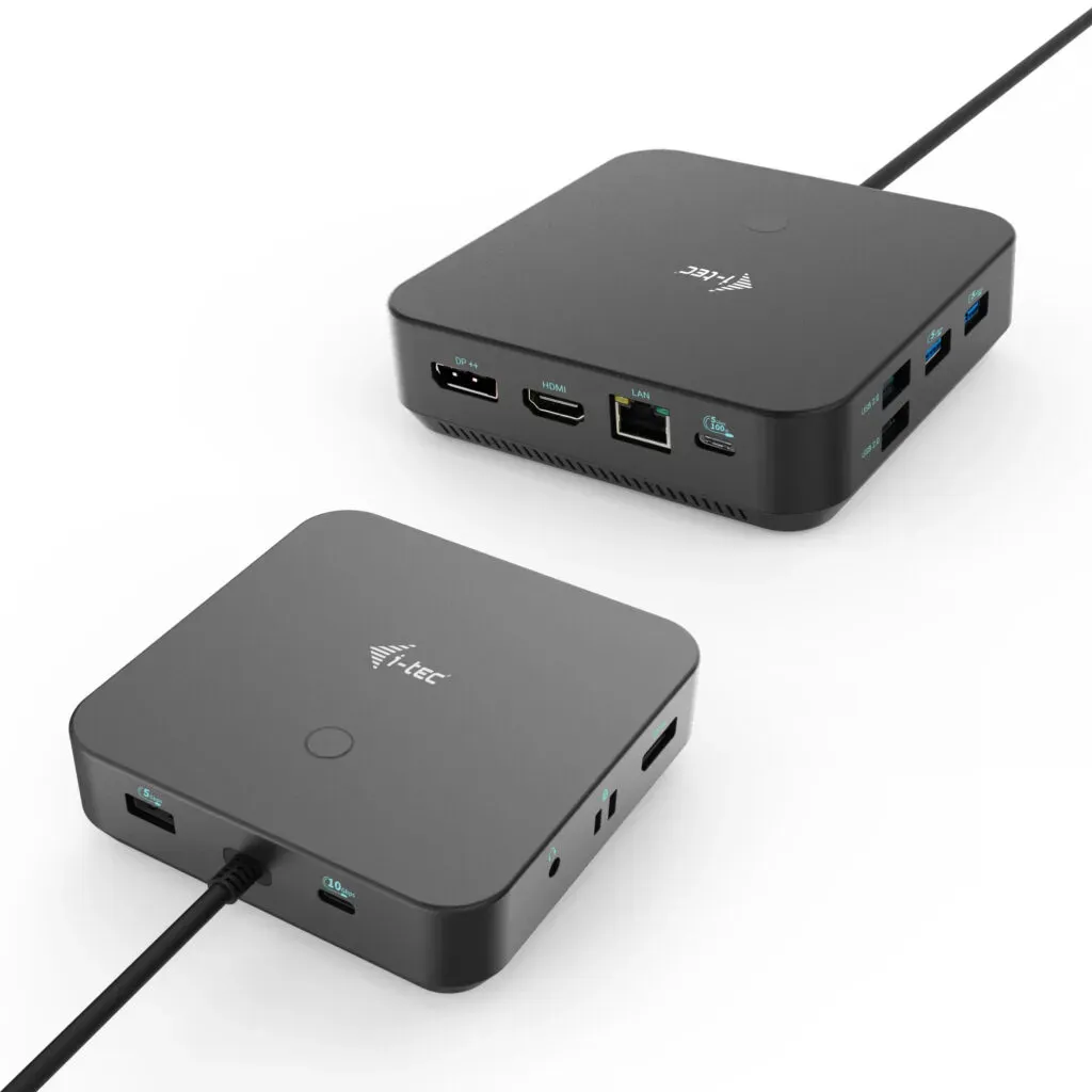 i-tec USB-C HDMI Dual DP Docking Station with Power Delivery 100 W + Universal Charger 100 W – Bild 2